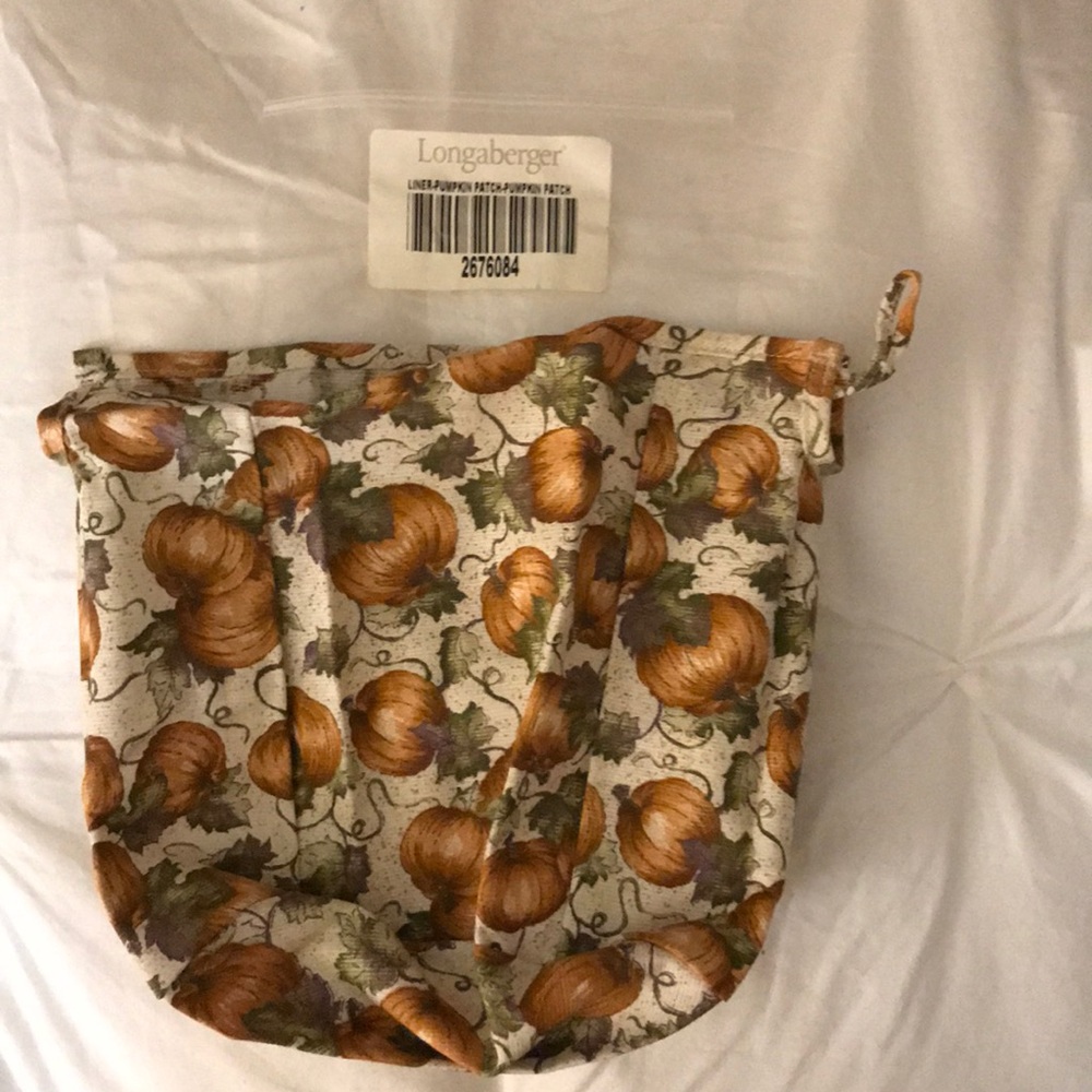 Longaberger Pumpkin Patch Liner